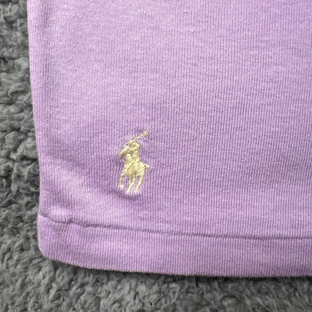 Ralph Lauren Camisole Girls Large Purple‎ Cotton Ribbed Logo Tank Top VTG NWT